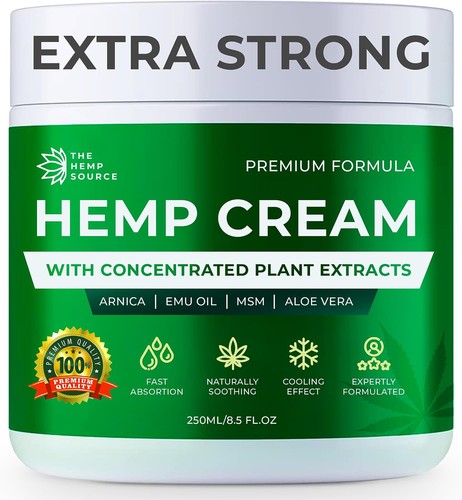 Extra strong hemp cream 250ml - cream,