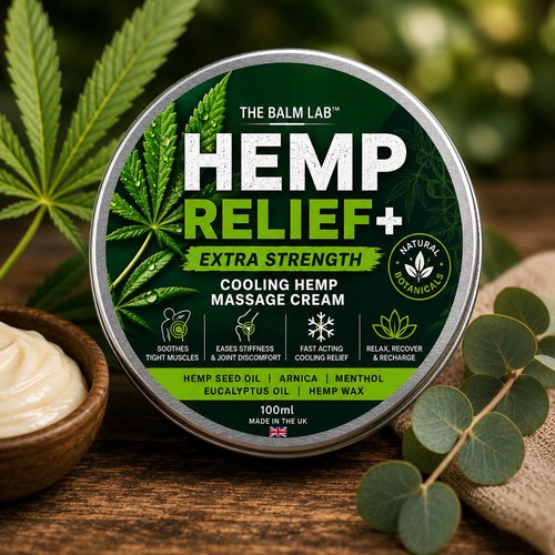 Hemp oil balm pain - oil,