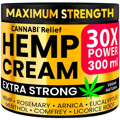 Cannabi relief hemp cream - relief,